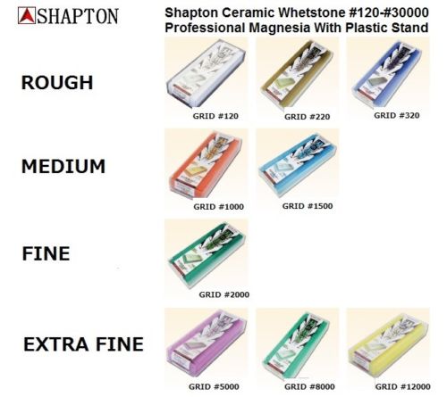 Free Shipping】Shapton Ceramic Whetstone #120-#30000 Professional