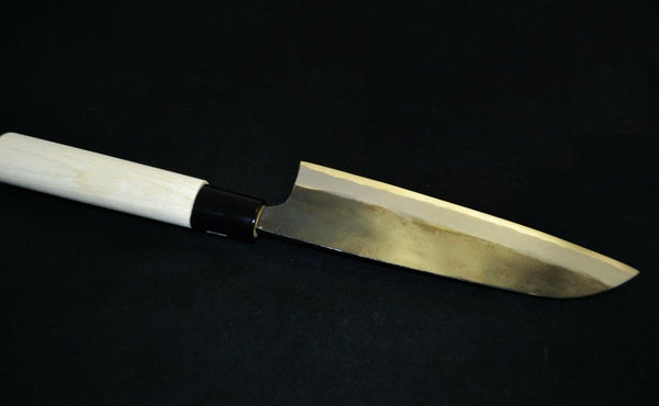 Japanese Kitchen / Chef knives Blue Steel Core Tosauchi Black Santoku 170mm from Japan F/S