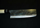 Japanese Kitchen / Chef knives Blue Steel Core Tosauchi Black Nakiri 170mm from Japan F/S